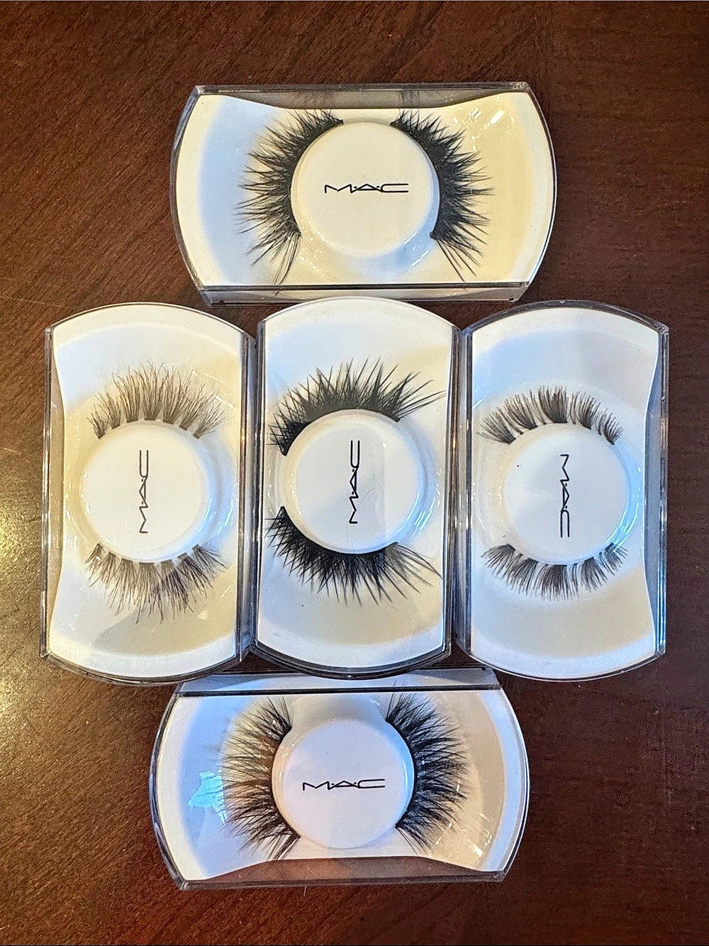 MAC False Lashes 5-Piece Set in Black NWT